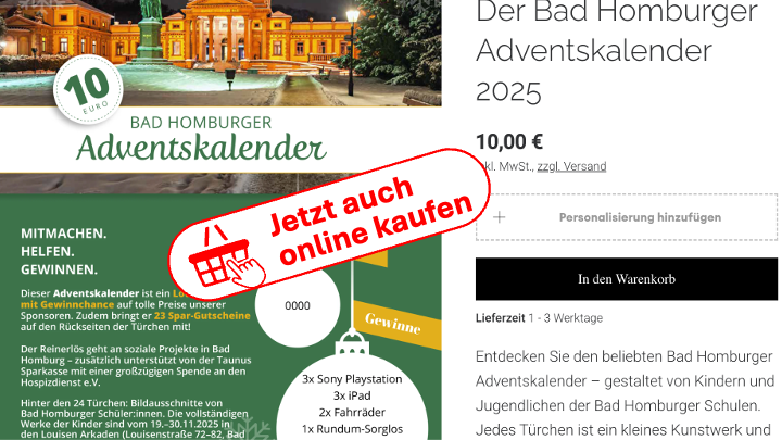Bad Homburger Adventskalender Shop