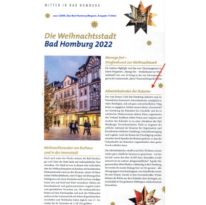 Die Weihnachtsstadt Bad Homburg 2022